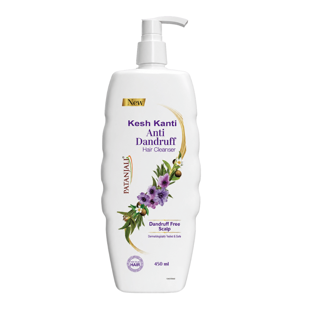 Patanjali Kesh Kanti Anti Dandruff Hair Cleanser 450 ml buy online USA - 1
